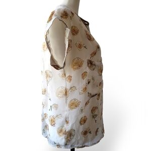 Left on Houston Silk floral top